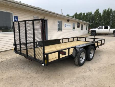 New 2027 AMO 82X16 2 BRAKE Landscape Trailer