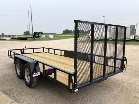 New 2027 AMO 82X16 2 BRAKE Landscape Trailer