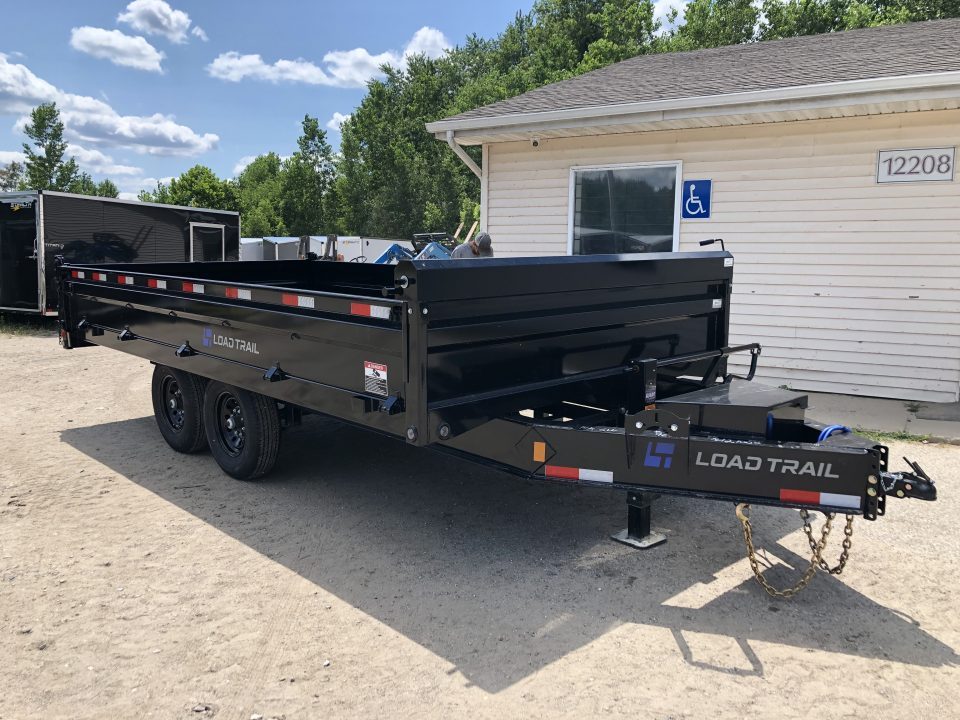 New 2026 Load Trail 96X16 14K W/ FOLD DOWN SIDES Dump Trailer