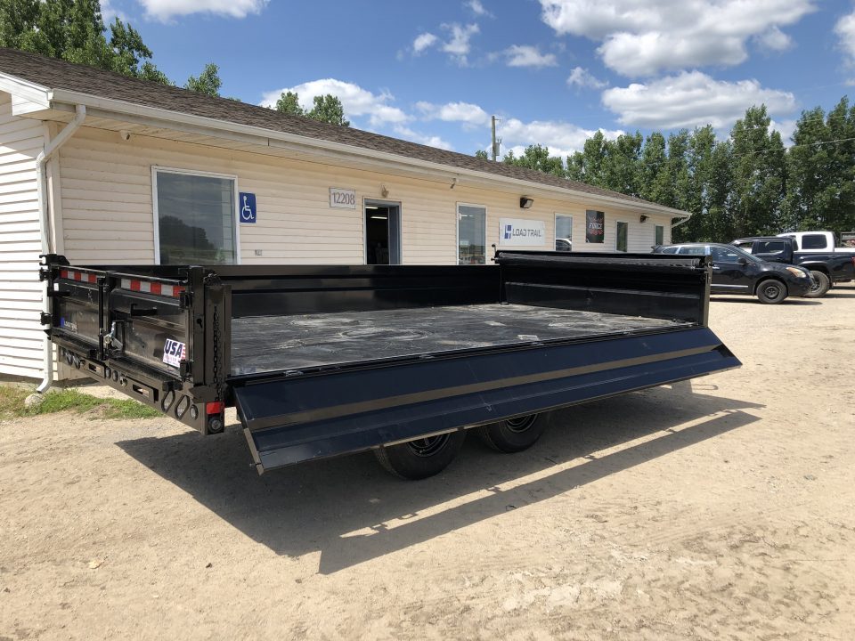 New 2026 Load Trail 96X16 14K W/ FOLD DOWN SIDES Dump Trailer