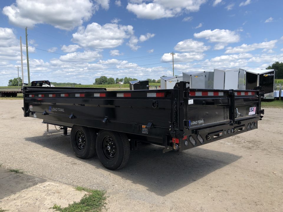 New 2026 Load Trail 96X16 14K W/ FOLD DOWN SIDES Dump Trailer