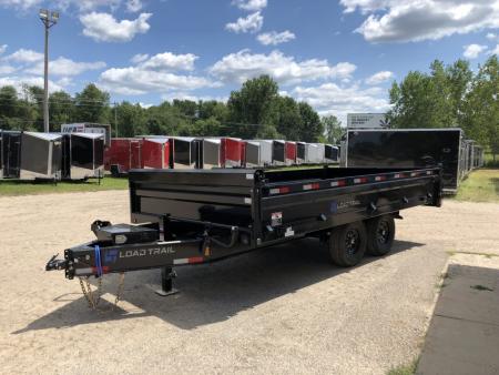 New 2026 Load Trail 96X16 14K W/ FOLD DOWN SIDES Dump Trailer