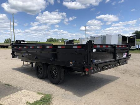 New 2026 Load Trail 96X16 14K W/ FOLD DOWN SIDES Dump Trailer