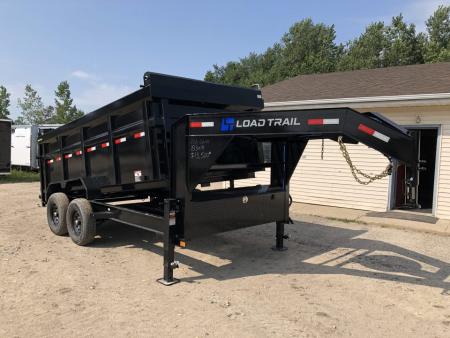 New 2027 Load Trail 14' 14k W/ 4' SIDES DUMP Gooseneck Bodies