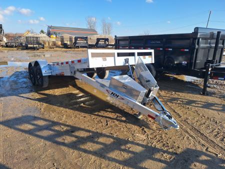 New 2026 H&H Trailers 82x20 Aluminum Speed Loader Tilt Trailer