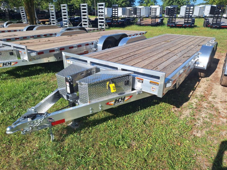 New 2026 H&H Trailers 82x20 Aluminum Speed Loaded Tilt Trailer