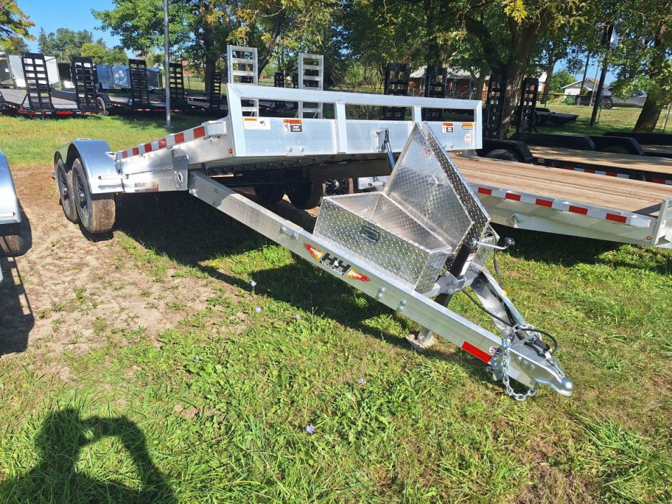 New 2026 H&H Trailers 82x20 Aluminum Speed Loaded Tilt Trailer