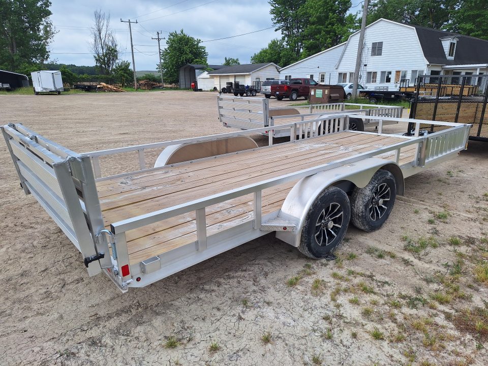 New 2026 H&H Trailers 82x18 Aluminum ATV / Landscape Trailer
