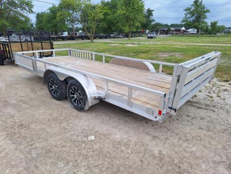 New 2026 H&H Trailers 82x18 Aluminum ATV / Landscape Trailer