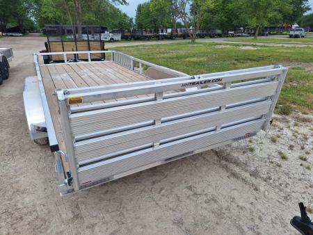 New 2026 H&H Trailers 82x18 Aluminum ATV / Landscape Trailer