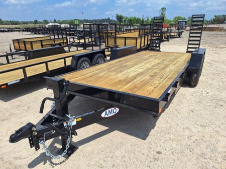 New 2026 AMO 82x18 14K Equipment Trailer