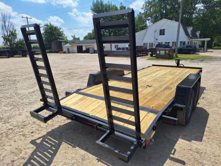 New 2026 AMO 82x18 14K Equipment Trailer