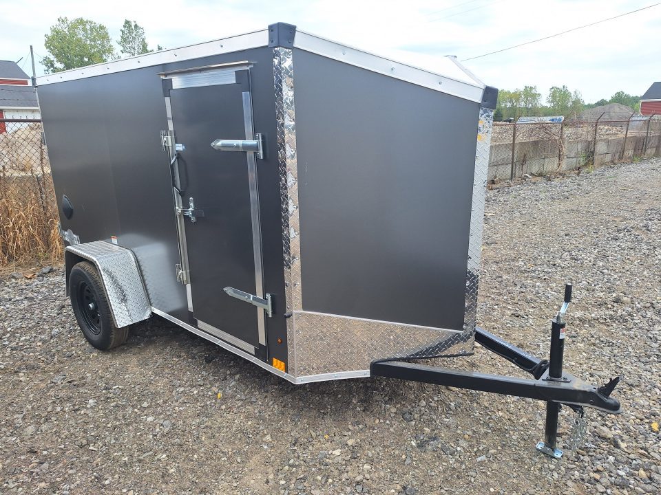 New 2027 Stealth Trailers 5x10 Cargo / Enclosed Trailer W/ Side Door & Ramp Door
