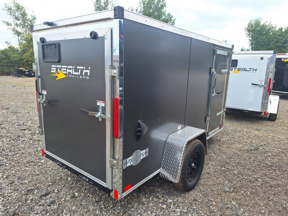 New 2027 Stealth Trailers 5x10 Cargo / Enclosed Trailer W/ Side Door & Ramp Door