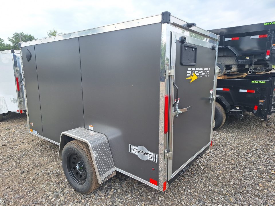New 2027 Stealth Trailers 5x10 Cargo / Enclosed Trailer W/ Side Door & Ramp Door
