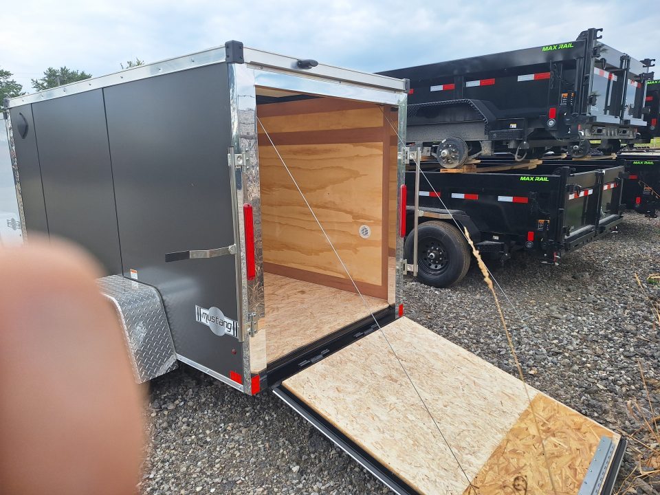 New 2027 Stealth Trailers 5x10 Cargo / Enclosed Trailer W/ Side Door & Ramp Door