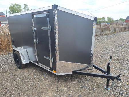 New 2027 Stealth Trailers 5x10 Cargo / Enclosed Trailer W/ Side Door & Ramp Door