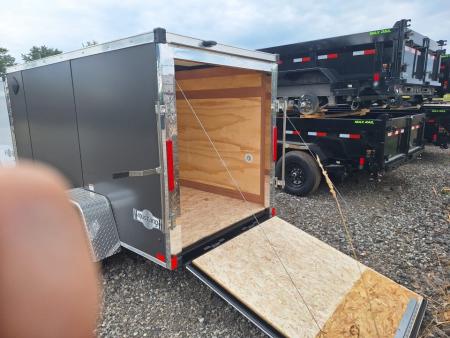 New 2027 Stealth Trailers 5x10 Cargo / Enclosed Trailer W/ Side Door & Ramp Door