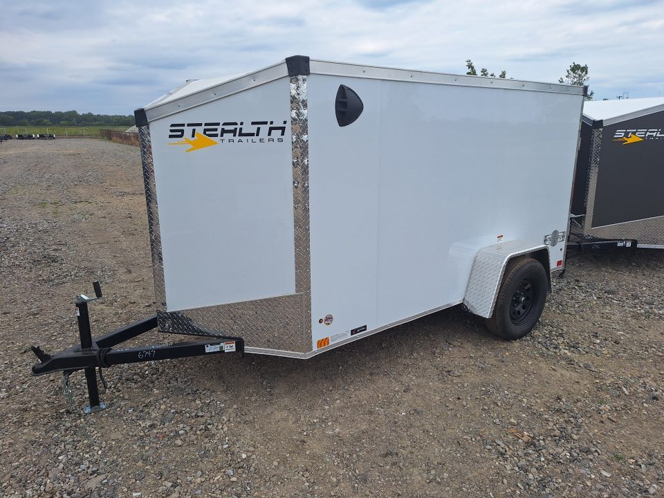 New 2027 Stealth Trailers 5x10 Cargo / Enclosed Trailer W/ Side Door & Ramp Door