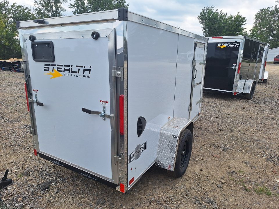 New 2027 Stealth Trailers 5x10 Cargo / Enclosed Trailer W/ Side Door & Ramp Door