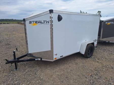 New 2027 Stealth Trailers 5x10 Cargo / Enclosed Trailer W/ Side Door & Ramp Door