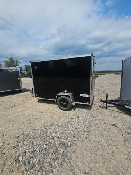 New 6x10 Single Axle Cargo / Enclosed Trailer W/ Ramp Door