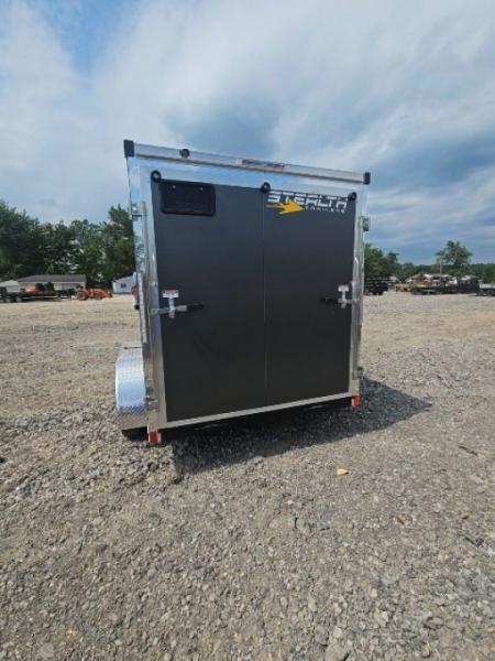 New 6x12 Tandem Axle Cargo / Enclosed Trailer W/ Ramp Door