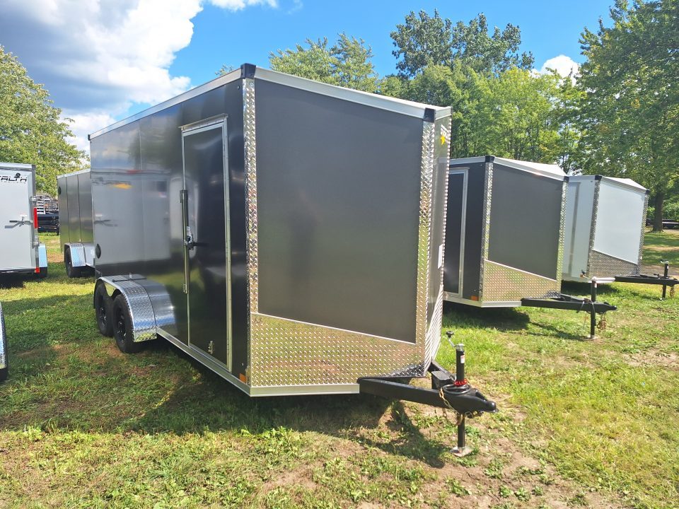 New 2027 Stealth Trailers 7x16 Titan Cargo / Enclosed Trailer W/ Ramp Door