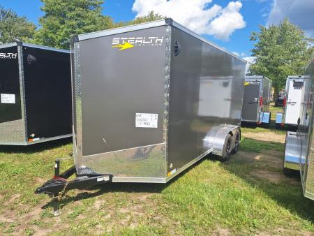 New 2027 Stealth Trailers 7x16 Titan Cargo / Enclosed Trailer W/ Ramp Door