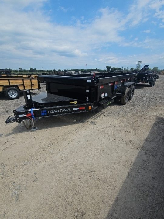 New Load Trail 7x16 Dump Trailer (Contractors) W/ 7GAGE FLOOR AND HYD. JACK