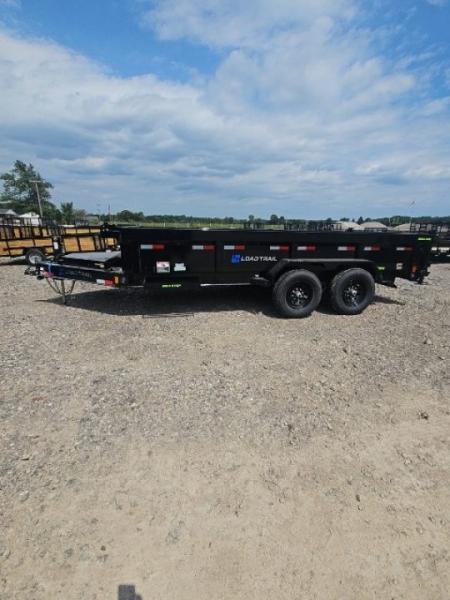 New Load Trail 7x16 Dump Trailer (Contractors) W/ 7GAGE FLOOR AND HYD. JACK