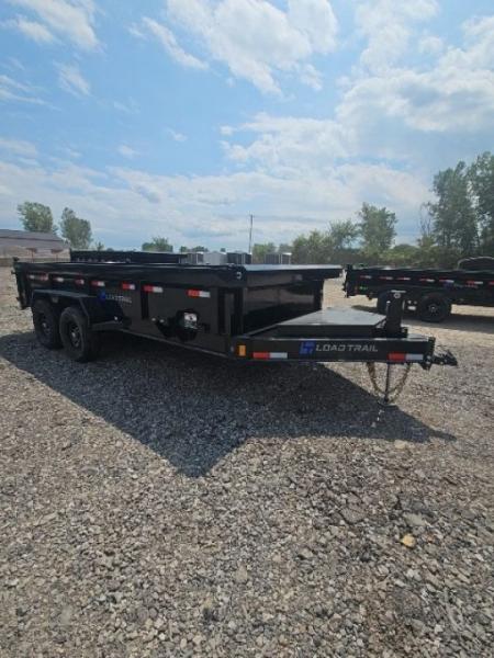 New Load Trail 7x16 Dump Trailer (Contractors) W/ 7GAGE FLOOR AND HYD. JACK