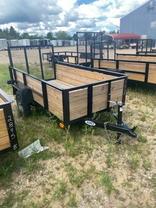 New 2026 AMO 4x8 Landscape Trailer woodside