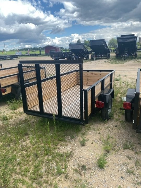 New 2026 AMO 4x8 Landscape Trailer woodside