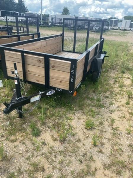 New 2026 AMO 4x8 Landscape Trailer woodside