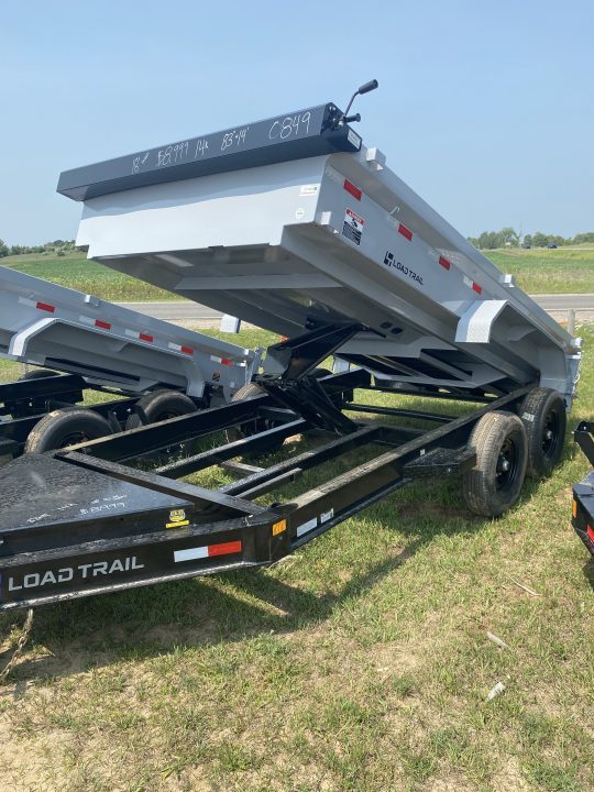 New 2026 Load Trail 83X14 18" WALL 14K Dump Trailer BOMBER GRAY