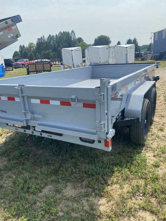 New 2026 Load Trail 83X14 18" WALL 14K Dump Trailer BOMBER GRAY
