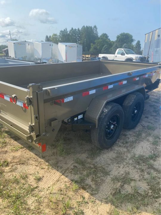 New 2026 Load Trail 83X14 18" WALL 14K Dump Trailer WESTERN METALLIC