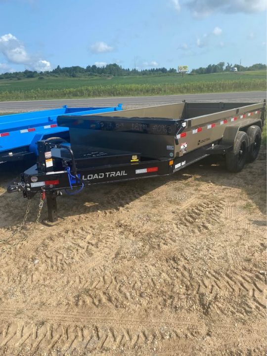 New 2026 Load Trail 83X14 18" WALL 14K Dump Trailer WESTERN METALLIC