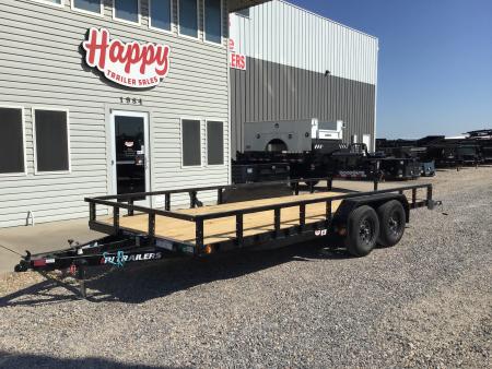 New 2027 PJ 83 x18' Tandem Axle Utility Trailer - UL