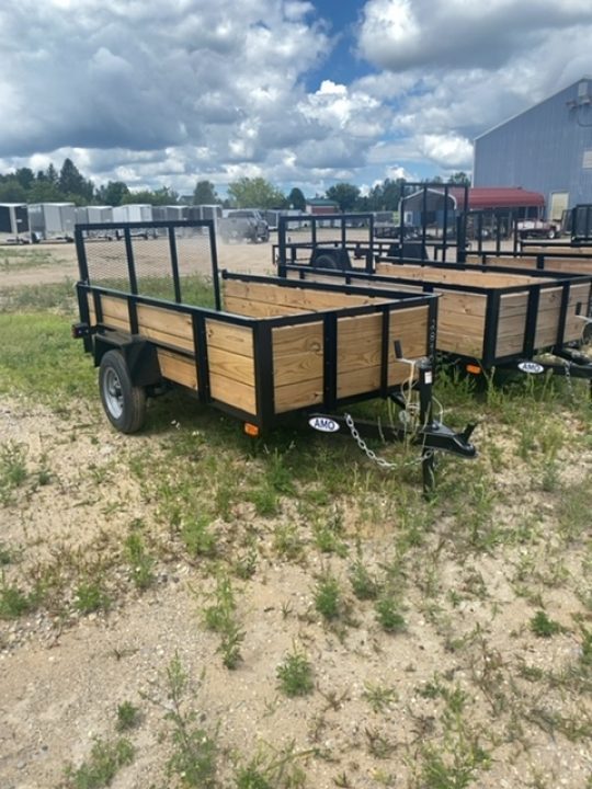 New 2026 AMO 4x8 Landscape Trailer woodside