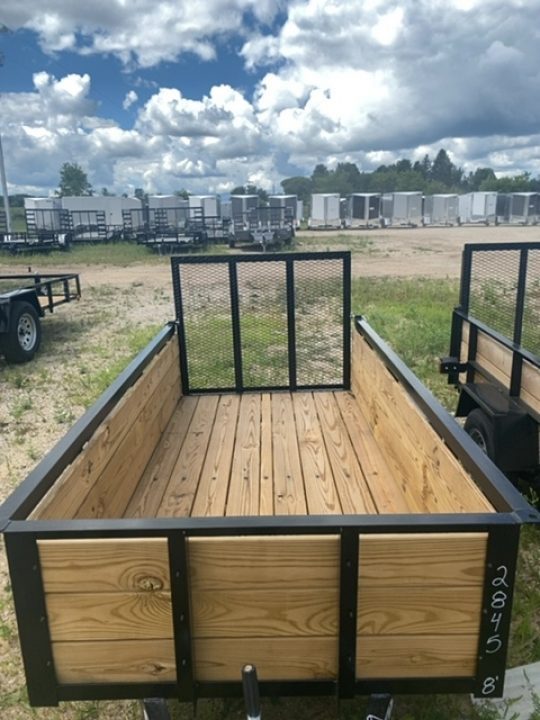 New 2026 AMO 4x8 Landscape Trailer woodside