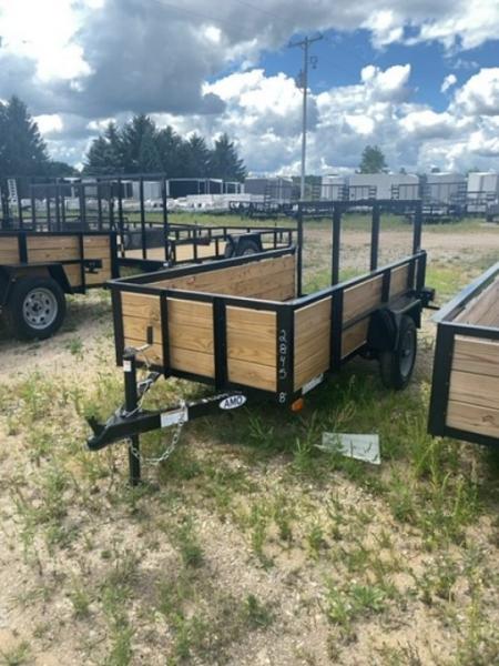 New 2026 AMO 4x8 Landscape Trailer woodside