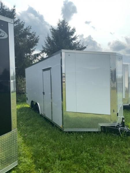New 2026 Formula Trailers 8.5X18 white Cargo / Enclosed Trailer