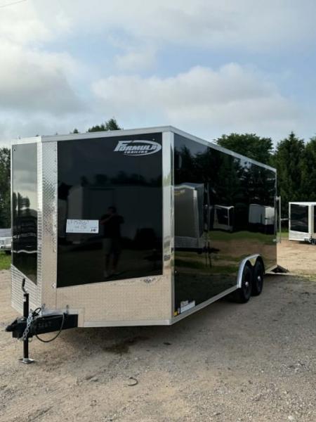 New 2026 Formula Trailers 8.5X20 BLACK Cargo / Enclosed Trailer