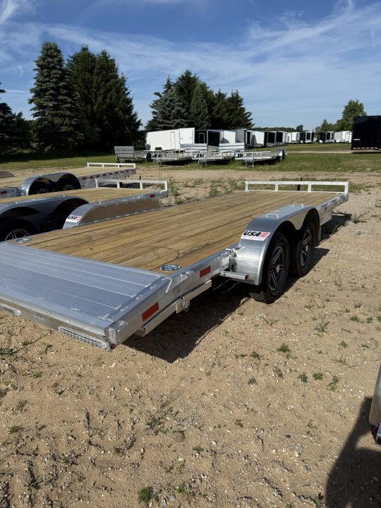 New 2026 H&H Trailers 20' ALL ALUMINUM DOVETAIL Car Hauler