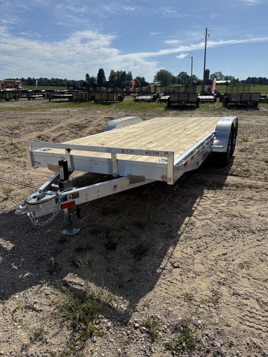 New 2026 H&H Trailers 18' ALL ALUMINUM DOVETAIL Car Hauler 10K