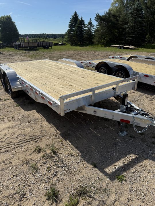 New 2026 H&H Trailers 18' ALL ALUMINUM DOVETAIL Car Hauler 10K