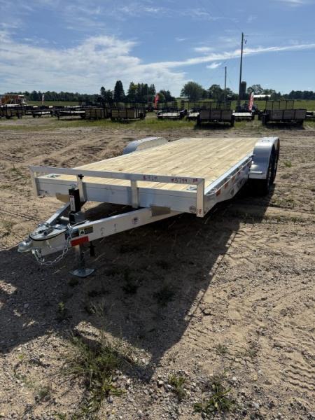 New 2026 H&H Trailers 18' ALL ALUMINUM DOVETAIL Car Hauler 10K