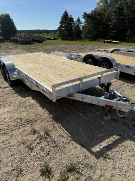 New 2026 H&H Trailers 18' ALL ALUMINUM DOVETAIL Car Hauler 10K